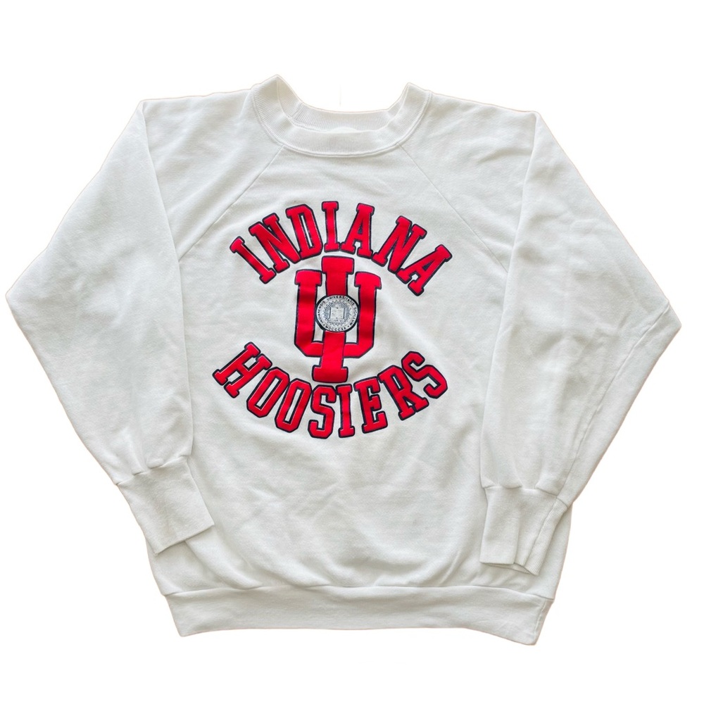 Vintage Signal Indiana Hoosiers Sweatshirt Adult Size XL Puff Graphics USA Made